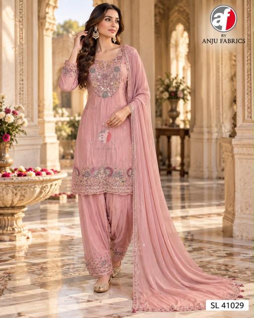 Anju fabrics SL 41029 kurti meteriale wholesale